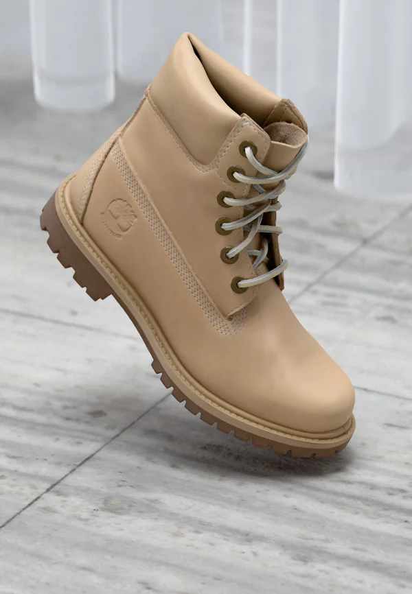 PREMIUM 6 INCH BOOT - Lace-up ankle boots - medium beige
