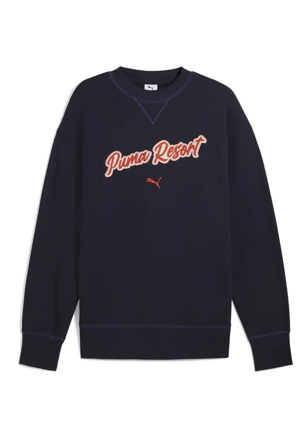 PREMIUM ESS RELAXED GRAPHIC CREW UNISEX - Sweatshirt - new navy