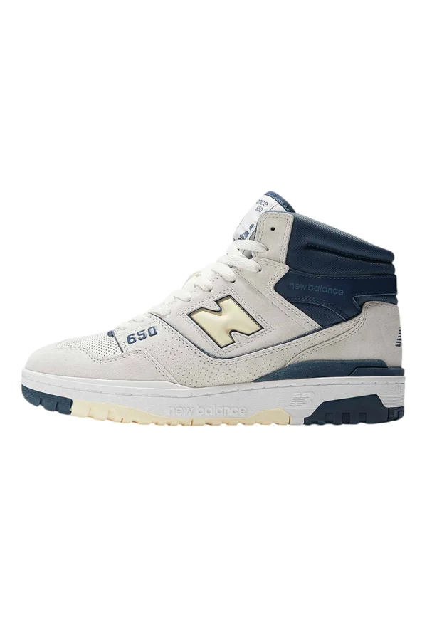 PREMIUM - High-top trainers - sea salt