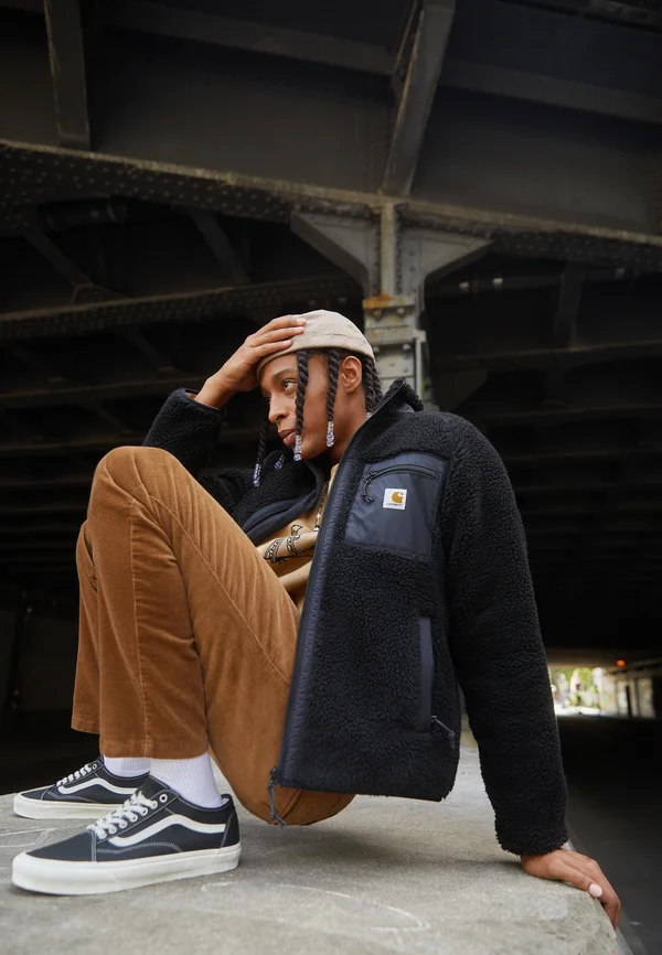 PRENTIS LINER - Fleece jacket - black