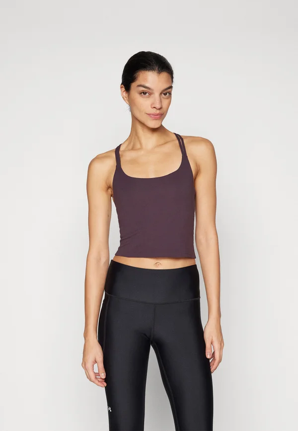 PRINCIPAL BUILT IN BRA TANK - Top - deep plum