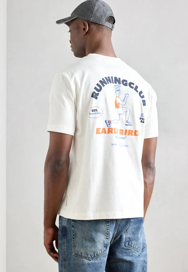 PRINT OVERSIZED FIT - Print T-shirt - white