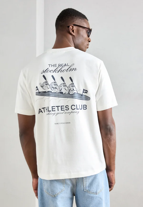 PRINT OVERSIZED FIT - Print T-shirt - white