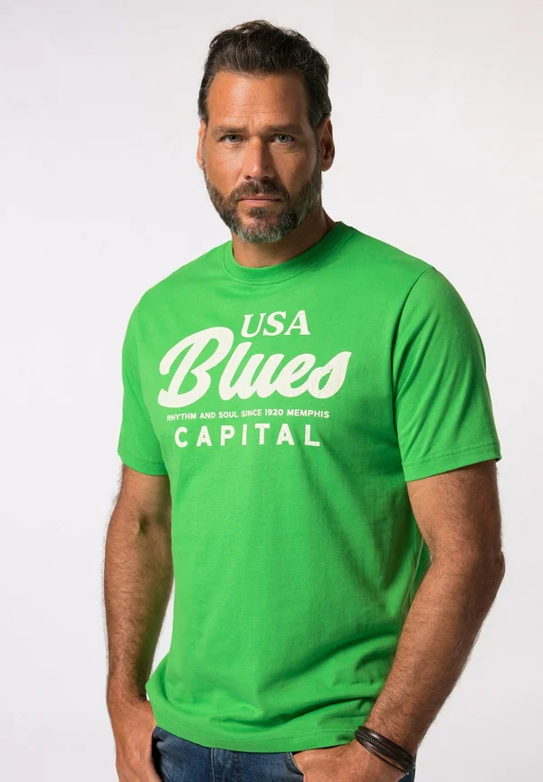Print T-shirt - apple green
