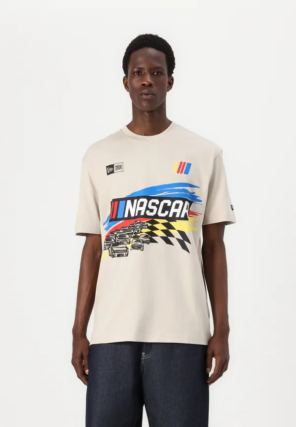 Print T-shirt - beige