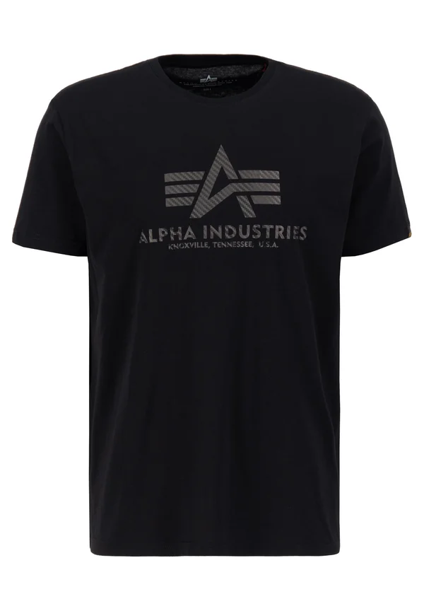 Print T-shirt - black black