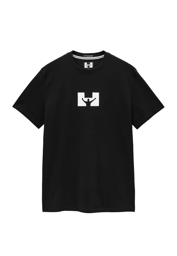 Print T-shirt - black