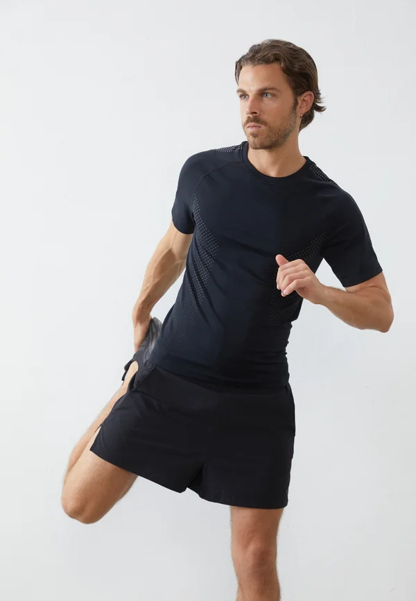 Print T-shirt - black