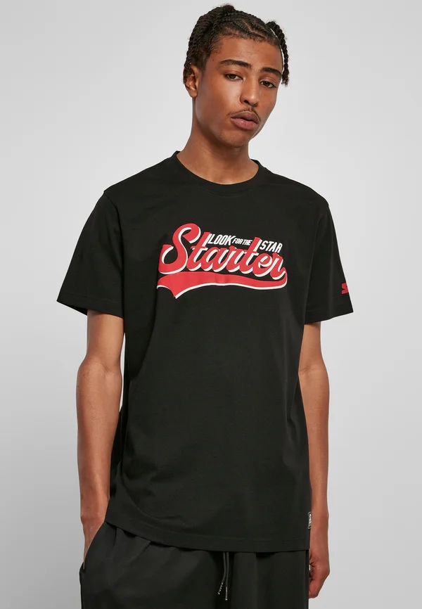 Print T-shirt - black