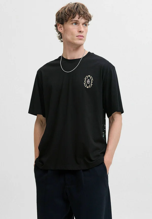 Print T-shirt - black