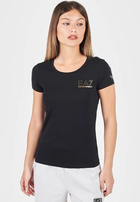 Print T-shirt - black