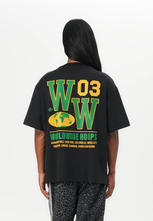 Print T-shirt - black