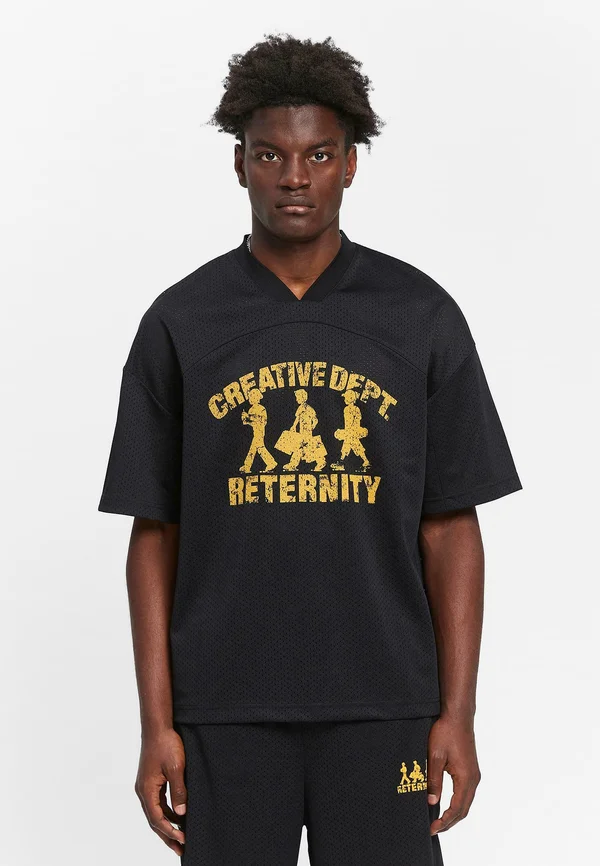 Print T-shirt - black