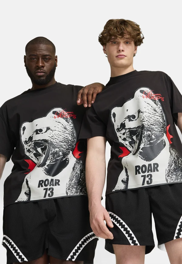 Print T-shirt - black