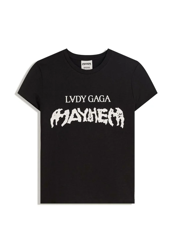 Print T-shirt - black