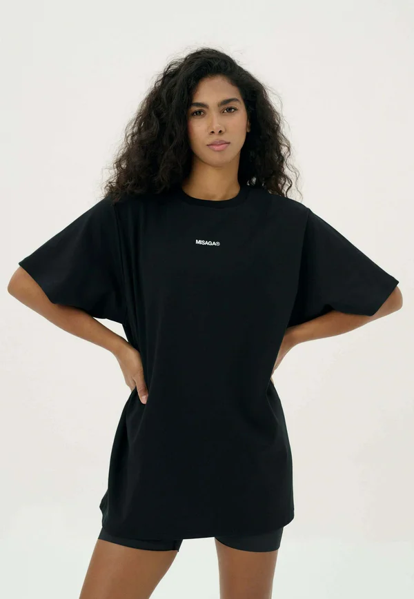 Print T-shirt - black