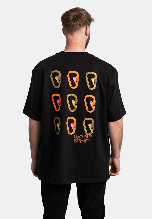 Print T-shirt - black