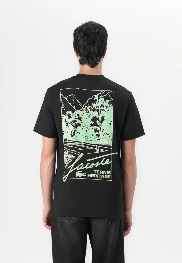 Print T-shirt - black