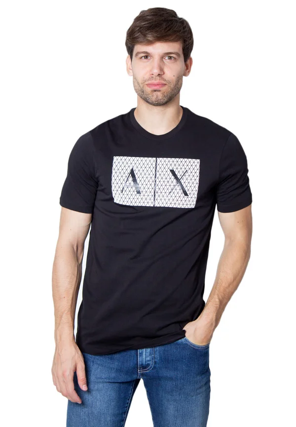 Print T-shirt - black