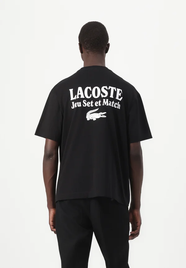 Print T-shirt - black