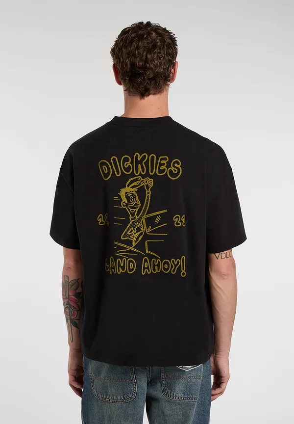 Print T-shirt - black
