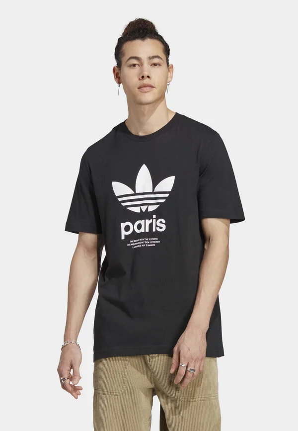 Print T-shirt - black