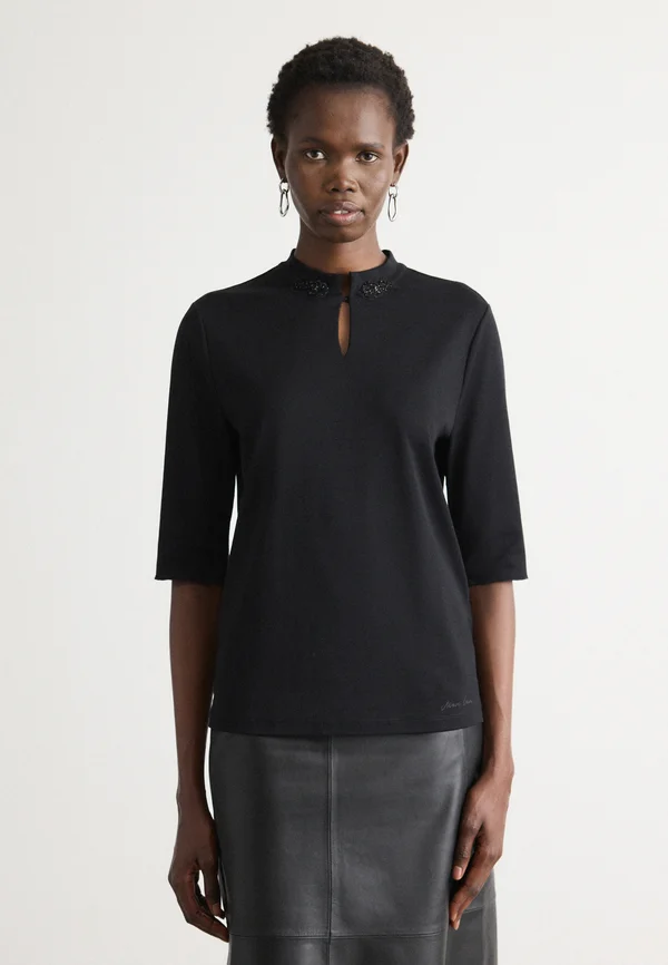 Print T-shirt - black