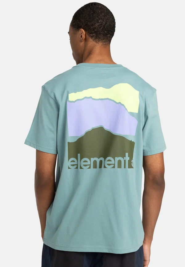 Print T-shirt - blue