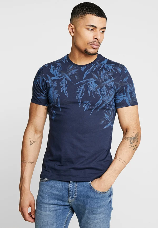 Print T-shirt - blue