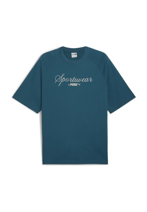 Print T-shirt - cold green