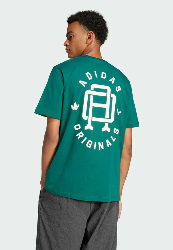 Print T-shirt - collegiate green
