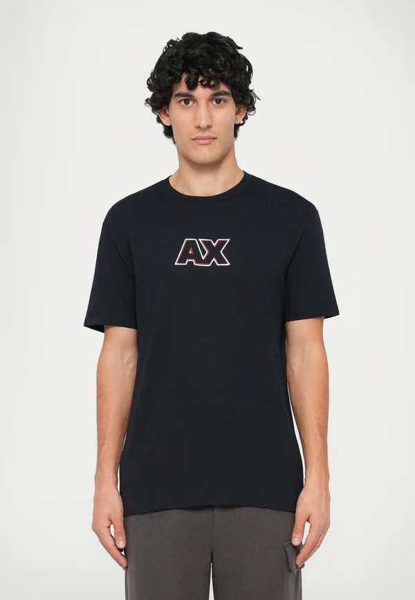 Print T-shirt - deep navy