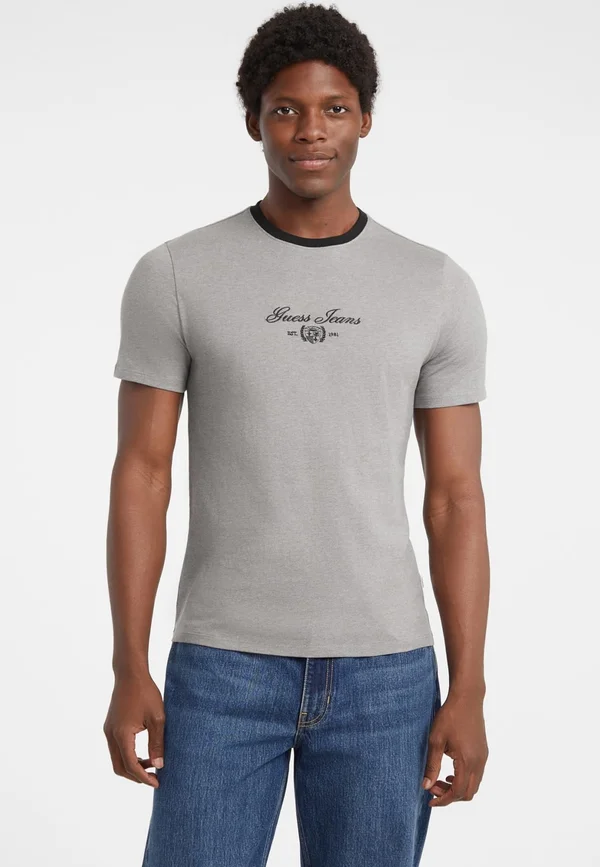 Print T-shirt - grau