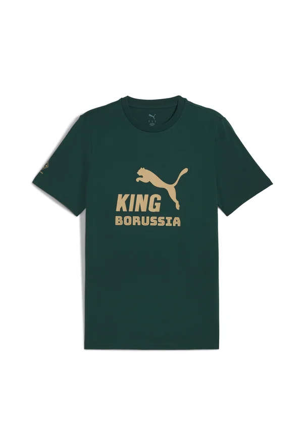 Print T-shirt - green/gold-coloured