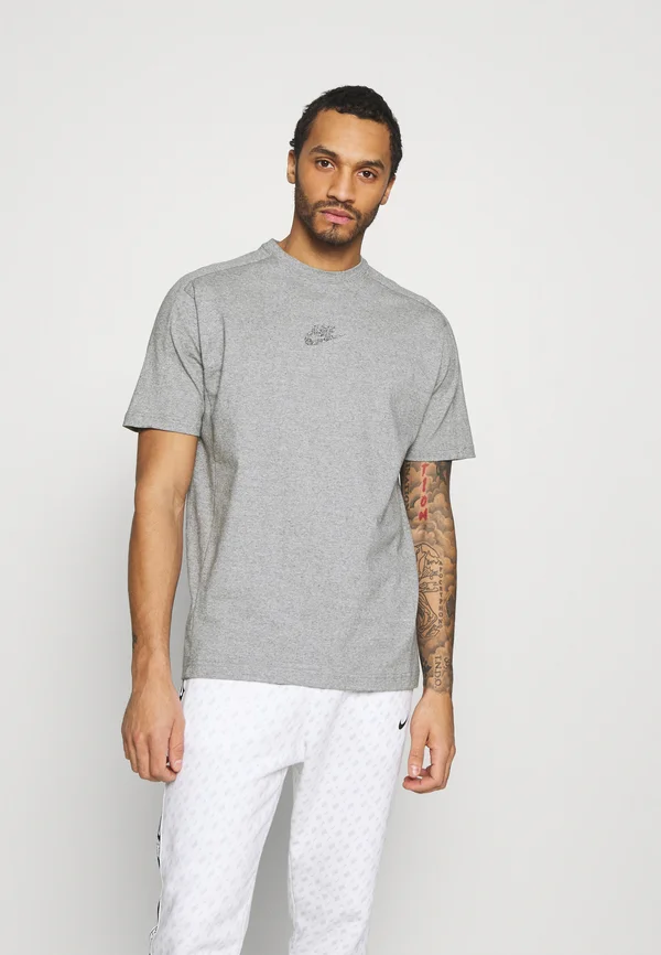 Print T-shirt - grey/heather