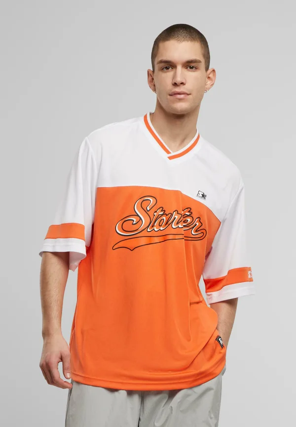 Print T-shirt - mandarin