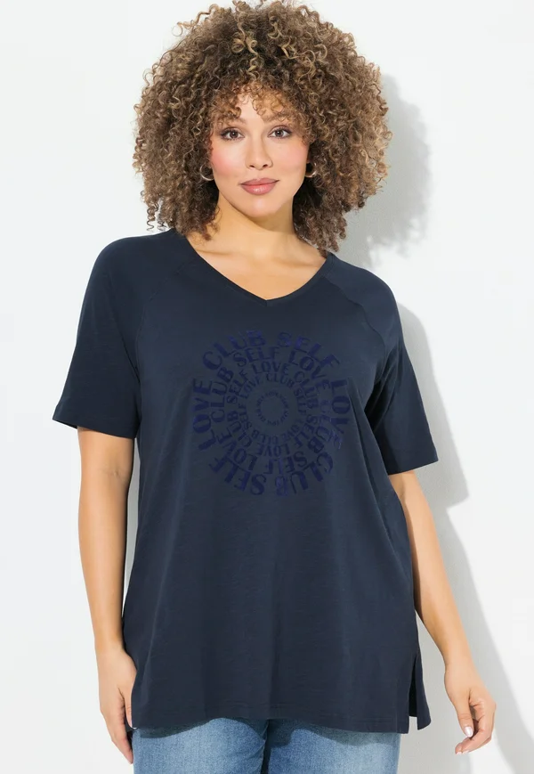 Print T-shirt - marine