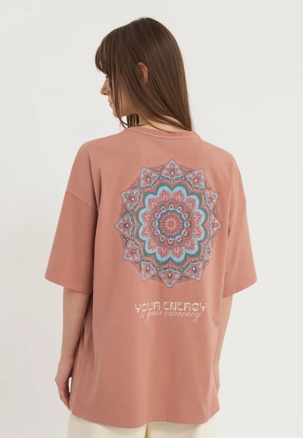 Print T-shirt - mauve