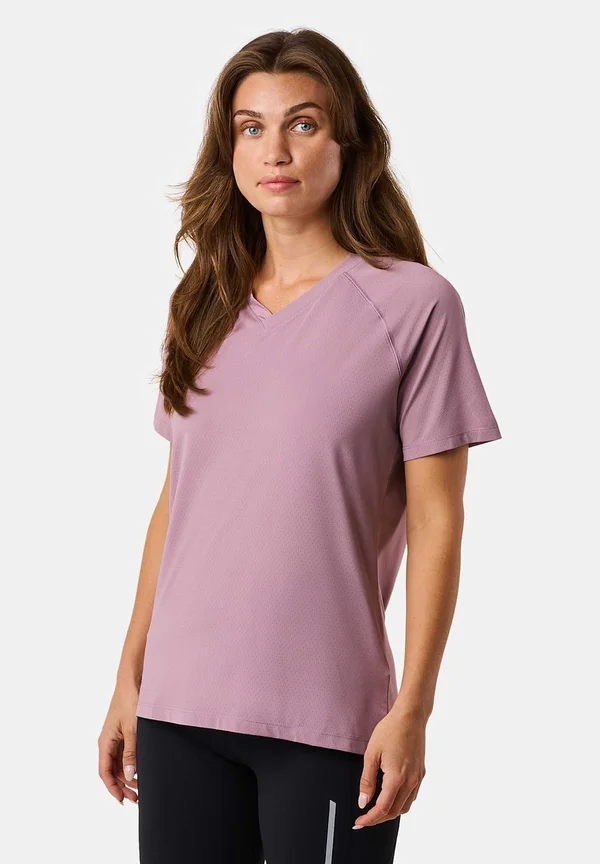 Print T-shirt - mauve