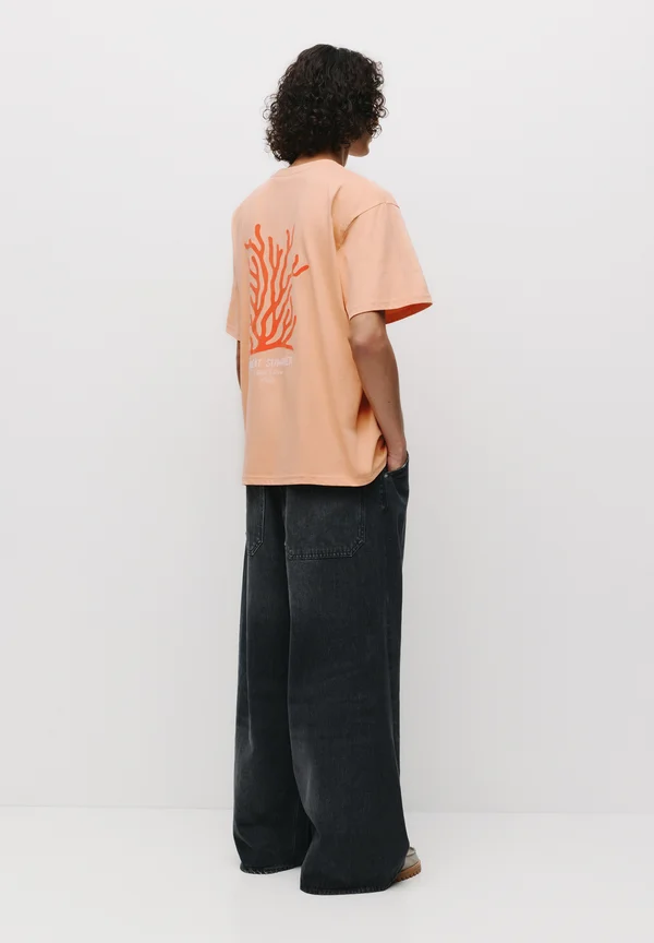 Print T-shirt - orange