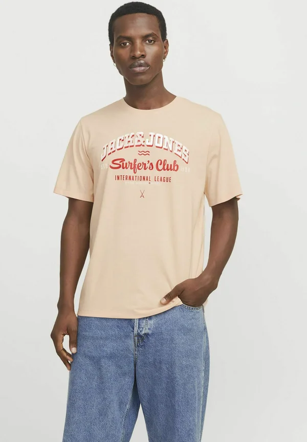 Print T-shirt - peach parfait