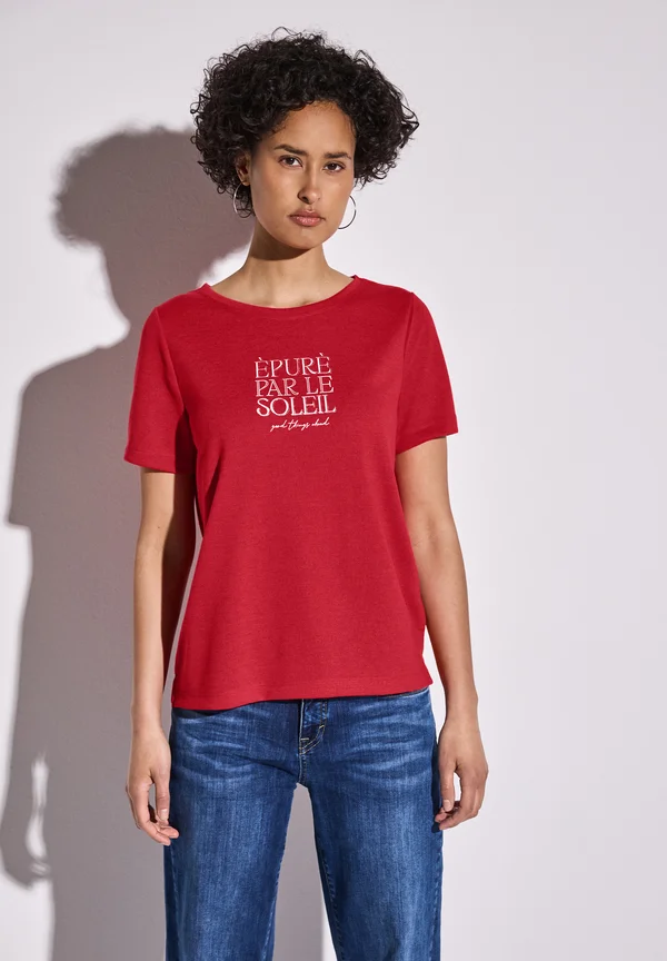 Print T-shirt - rot