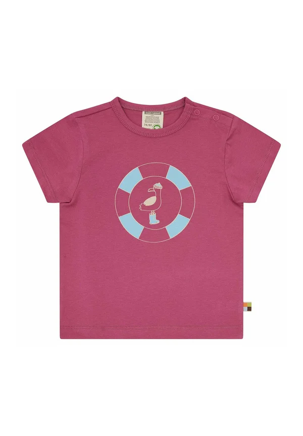 Print T-shirt - rouge