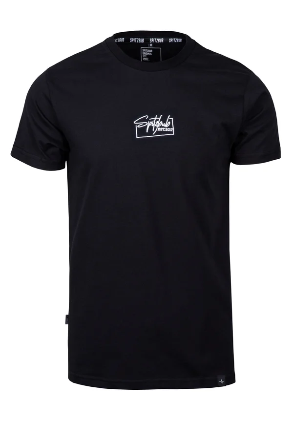 Print T-shirt - schwarz