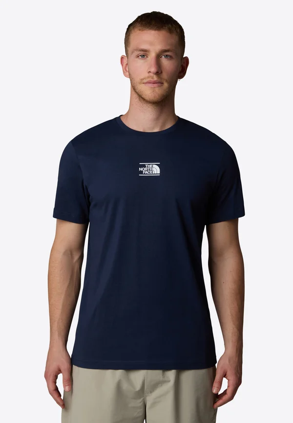 Print T-shirt - summit navy tnf white