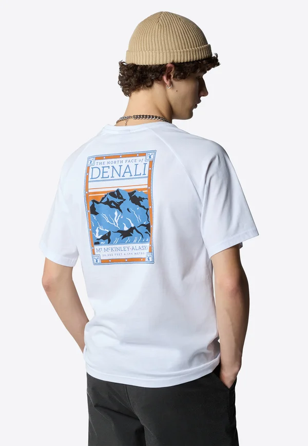 Print T-shirt - tnf white
