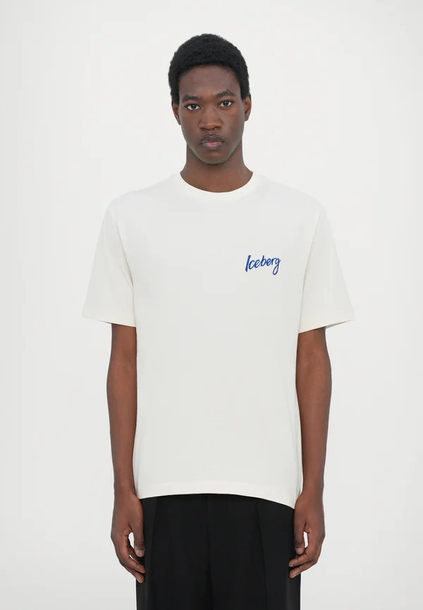 Print T-shirt - vaniglia