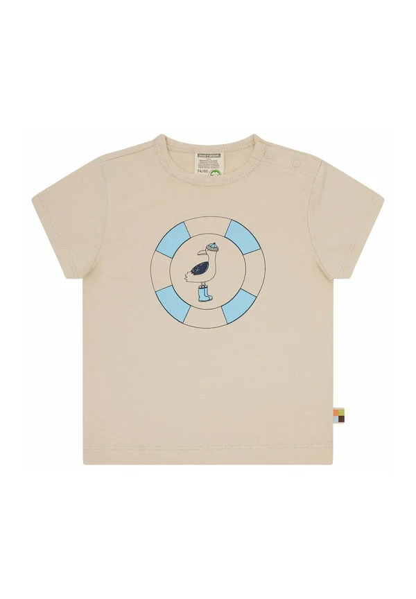 Print T-shirt - vanilla