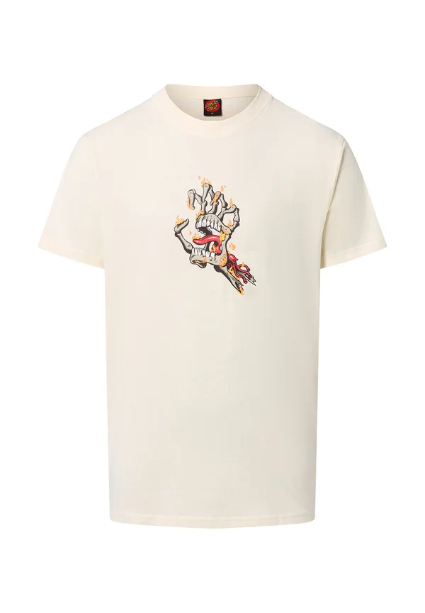 Print T-shirt - vanille