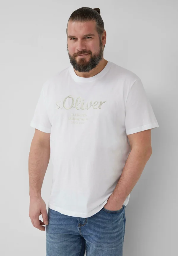 Print T-shirt - weiß